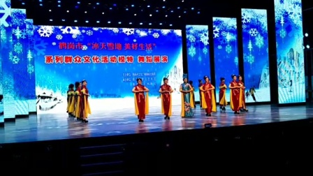 鹤岗市“冰天雪地文化活动”         旗袍秀   和谐中国 演出   工农区老年大学模特队