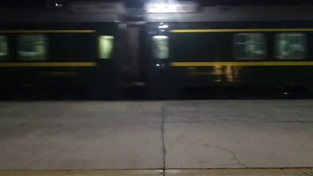 DF11G 0199和DF11G 0160牵引Z386次列车肇庆站1道停车