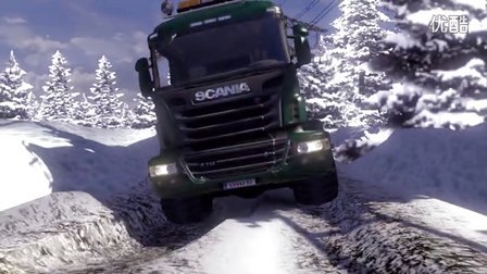 雪景V8专用斯堪尼亚