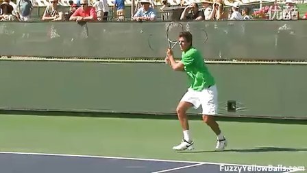 德尔波特罗正手高清慢动作-v1tennis.com-最新正品美国网球装备