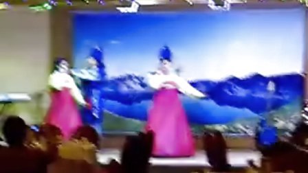 牡丹江大福源酒店平壤馆 北朝鲜女孩 表演 娃娃舞