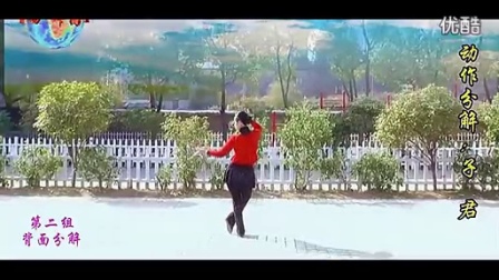 想西藏 高安子君广场舞（原创）25期，附动作分解与背面演示_高清