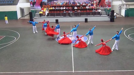2014年宜宾市老运会休闲快三江安镇体育舞蹈协会自编参赛获第二名