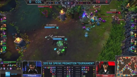COL vs T8 - NA LCS Spring Promotion D3G1