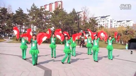 敦化市舞之坊扇子舞《美丽的中国梦》
