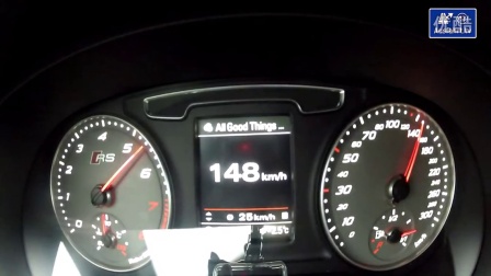 加速实录 2015款奥迪RS Q3 2.5 TFSI 0-100 km-h
