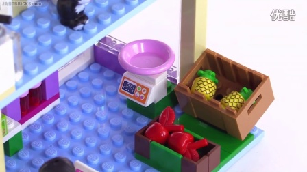 41108 积木砖家乐高LEGO Friends Heartlake Food Market review! set