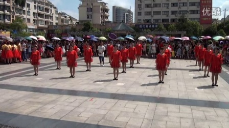 2015新田村广场舞比赛火火的中国风
