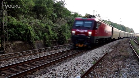 （火车视频）Z336南宁一包头 本务京局京段HXD3D0051 25T正点通过衡山站