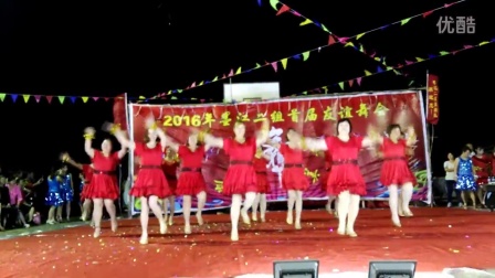 2016年5月21日墨江二组首届友谊舞蹈晚会梓里二飞凤舞蹈队《我在人民广场跳广场舞》