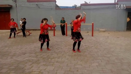 武强县刘厂舞蹈队，双人舞我要去西藏。武强县联谊广场舞