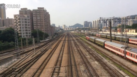 暑假深圳拍车集 广深城际列车CRH1+DF5+HXD1D 郑局远子摄