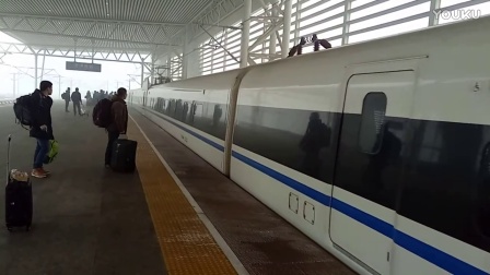 G301次列车进天津南站（2）（2017.1.3）