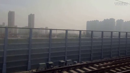 G301次列车济南西站开车（2017.1.3）