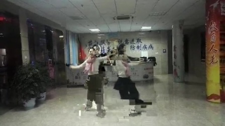 三步踩abc第一套  汉南仙景休闲广场舞练习