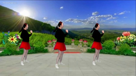 点击观看《宜阳明萱广场舞 靖哥哥蓉妹妹 网络歌曲跳舞了武侠的广场舞》