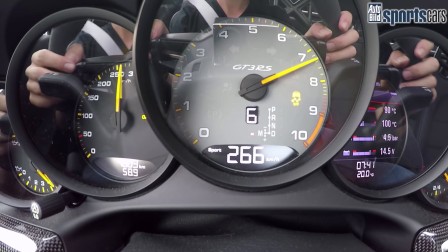 2018 Porsche GT3 RS- 0-300 km-h加速