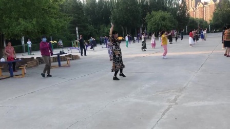 学习映蓉雪老师广场舞，你跳舞的样子真好看。