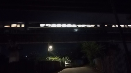 DF11G 0161和DF11G 0167牵引Z111次列车快速通过西江大桥-3