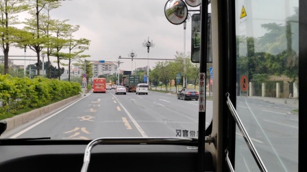 2024年4月18日，广州快速公交B1路TEG6180BEV02型纯电动铰接车（BRT体育中心站-鹿鸣山总站段）