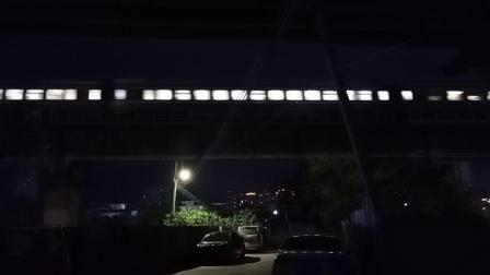 DF11G 0186和DF11G 0158牵引Z386次列车快速通过西江大桥-3