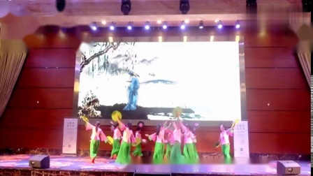 深圳山茶广场舞《泛水荷塘》顺德分会挂牌演出古典舞