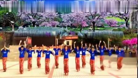 团体表演广场舞《喜从天降龙凤吉祥》跳出健康-跳出美好生活