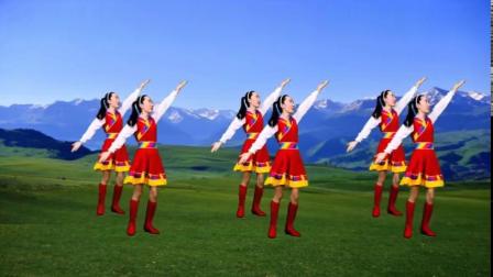 广场舞《北京的金山上》经典藏族民歌，唱出人民的心声，真好听！