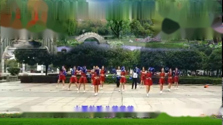 最美花球团队广场舞《中国歌最美》适合表演，简单变形
