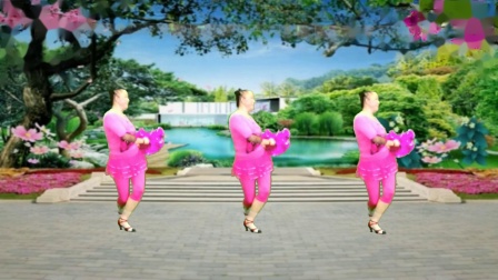 点击观看《重庆坝坝舞教学分解视频无奈的思绪 简单32步花球舞教程》