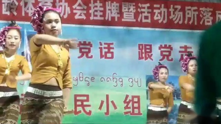 西双版纳勐海县勐混贺开村委会曼贺勐村文艺晚会舞蹈