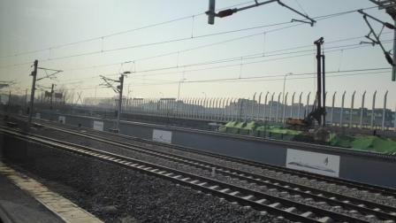 G8812次通过京包线28km和北京北动车所，到达清河站8站台