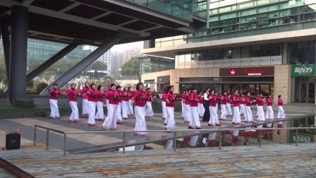 上海红舞鞋广场舞【可可托海的牧羊人】编舞：花与影