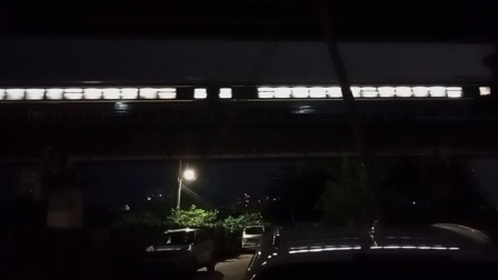 DF11G 0042和DF11G 0160牵引Z501次列车快速通过西江大桥-3