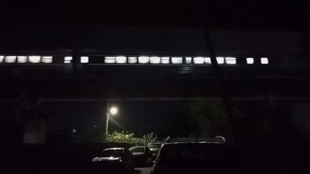 DF11G 0160和DF11G 0159牵引Z502次列车快速通过西江大桥-3