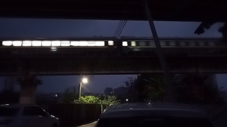 DF11G 0160和DF11G 0149牵引Z502次列车快速通过西江大桥-3