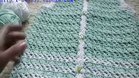 28集-扇贝花小熊马甲钩针教程小米的编织小屋编织方法视频