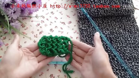63集水波纹花围巾的编织方法最简单编织方法