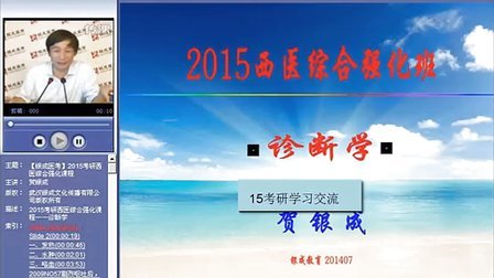 2015贺银成西综考研视频教程