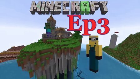 〖扁桃〗我的世界海岛生存Ep3〓梦幻冰雪奇缘大碉堡〓MC_Minecraft