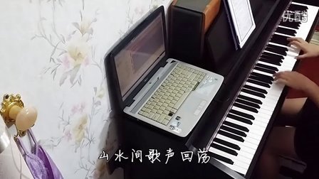 张杰 张靓颖《燕归巢》钢琴曲_tan8.com
