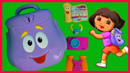 开心时刻与玩具介绍 2016 爱探险的朵拉背包玩具