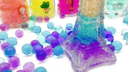 玩具益趣园 2016 水舞珠珠DIY美到爆的七色彩虹巴黎铁塔 珠珠DIY巴黎铁塔