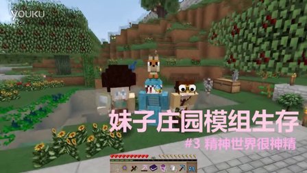 【四新】我的世界妹子庄园多模组生存：#3精神世界很神精