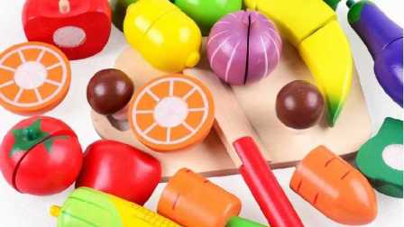 粉红猪小妹玩水果切切看★卤肉亲子互动过家家