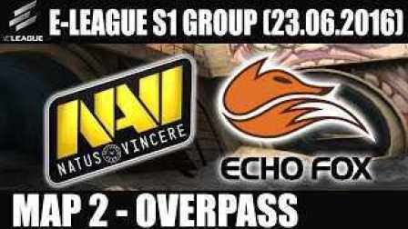 CSGO比赛：ELEAGUE联赛Navi vs Echo Fox(overpass)#2
