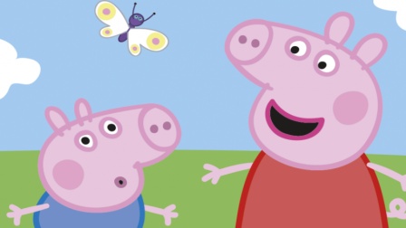 粉红猪小妹小游戏之小猪佩奇（peppa pig）的高速公路过家家★卤肉小游戏★