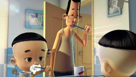 新大头儿子和小头爸爸小游戏之大头儿子的愉快假期，战斗吧★卤肉小游戏★