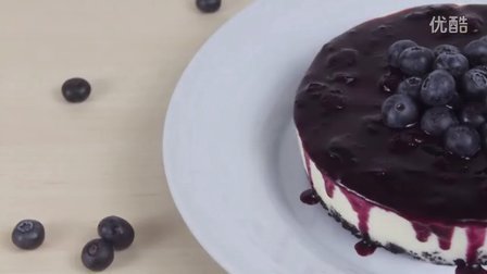 【觅糖原创】无需烤箱，超美味蓝莓酸奶冻芝士蛋糕