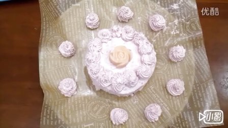 粉色系玫瑰花蛋糕mini